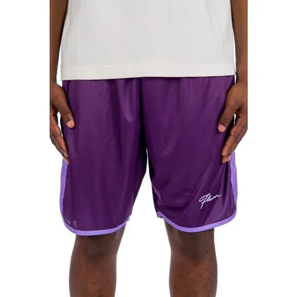 Flaneur Homme Basketball Shorts in Purple